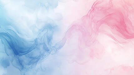 Obraz premium An ethereal blend of soft blue and pink hues creating a mesmerizing abstract background for artistic designs.