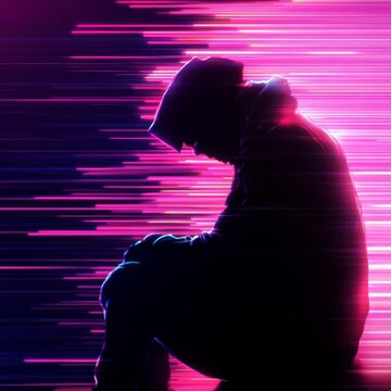 Glitch Databending illustration