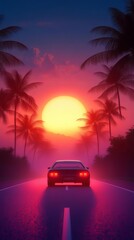 Retro 80s Nostalgiaillustration