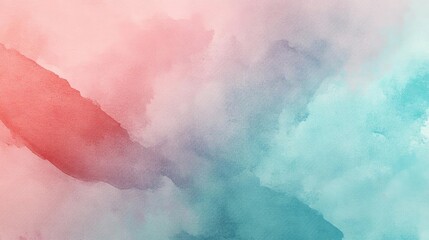 A tranquil watercolor blend of soft pinks and blues, ideal for backgrounds and creative projects.