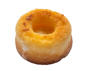 Small yellow donut close up png