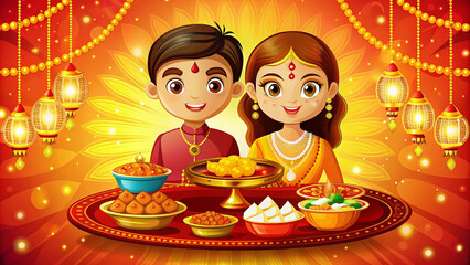 Bhai Dooj Special Illustration
