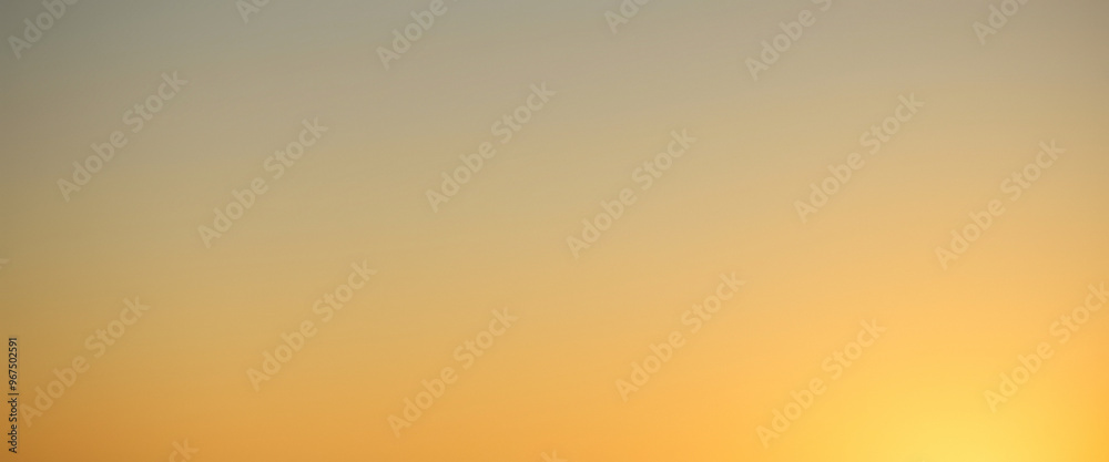 Poster Warm Gradient Sunset Sky Background