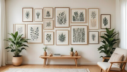 Photo interior modern design room 3d illustration;