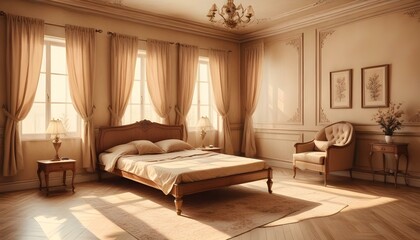 Photo interior modern design room 3d illustration;