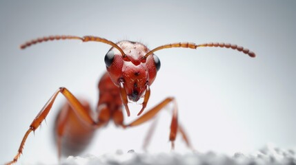 Closeup of a Red Ant
