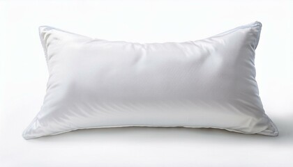Soft and plush white pillow, perfect for adding comfort to your bed or sofa, enhancing relaxation and rest in any space.