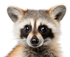 Obraz premium PNG Wildlife looking confused wildlife raccoon animal.