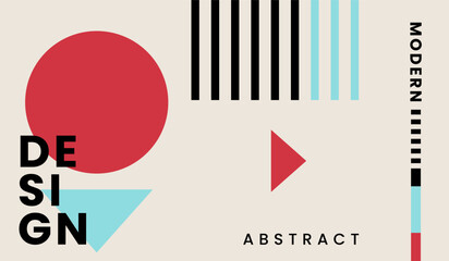 Modern minimalist abstract background design