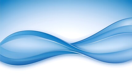 Naklejka premium Abstract Blue Wave Background