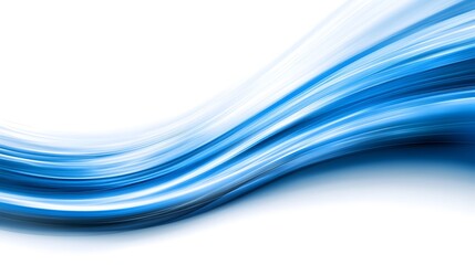 Abstract Blue and White Swirling Lines Background