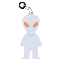 alien flat icon