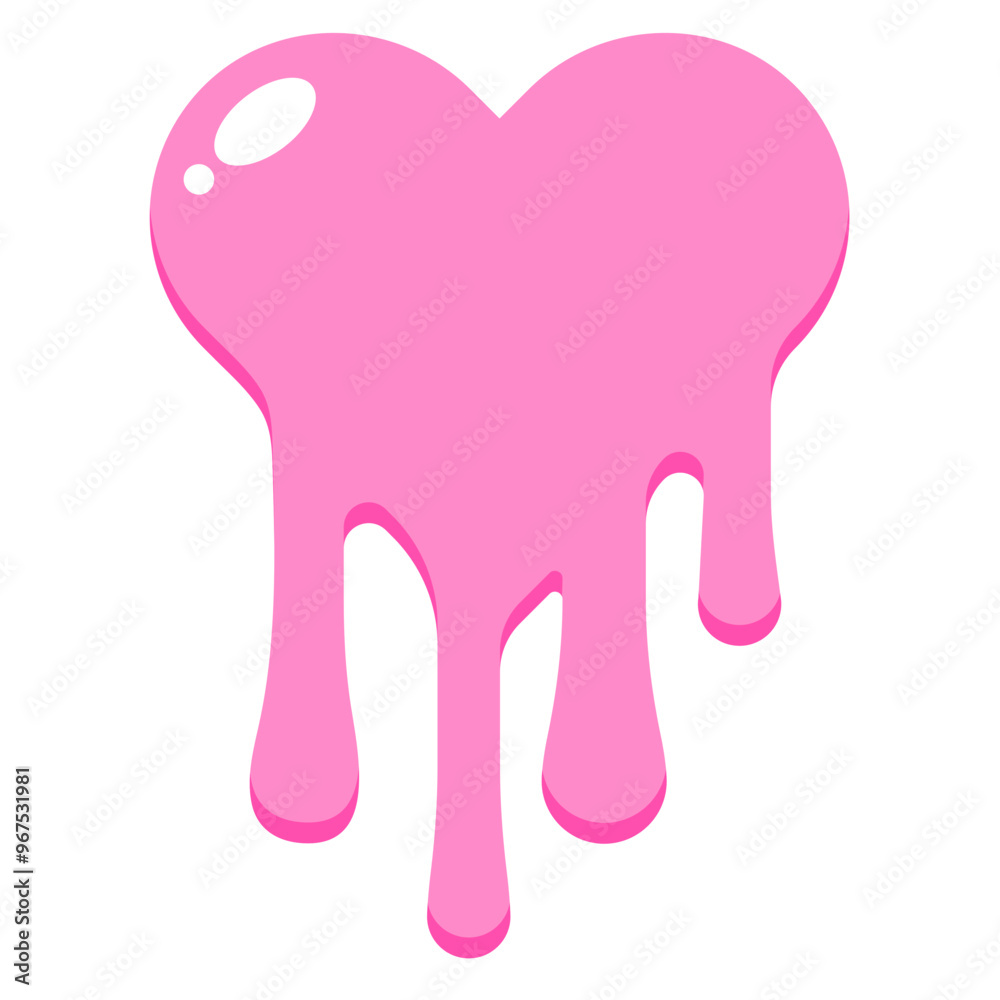 Poster heart flat icon