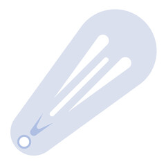 hairclips flat icon