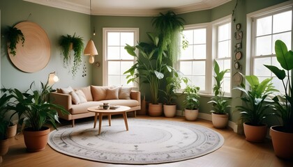 Photo interior modern design room 3d illustration;