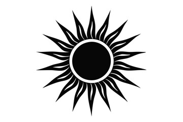 sun icon vector illustration 