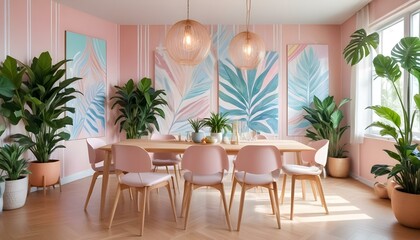 Photo interior modern design room 3d illustration;