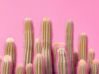  pink cactus background