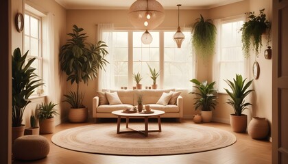 Photo interior modern design room 3d illustration;