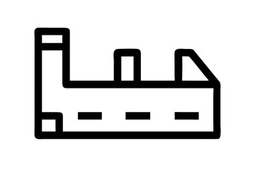 Factory icon vector illustration 

