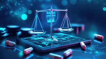 Scales of Justice and Medical Data