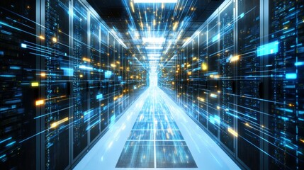 Data Center Storage With Streaming Information, Network Servers, And Cloud Computing Technology