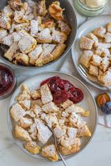 Austrian sweet pancake kaiserschmarrn 