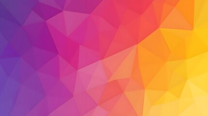Obraz premium Abstract Geometric Background with Purple Pink Red and Yellow Polygons
