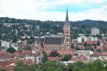 Obraz premium Herz-Jesu-Kirche in Graz