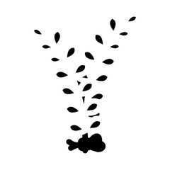 moringa leaves ayurvedic herb glyph icon vector. moringa leaves ayurvedic herb sign. isolated symbol illustration