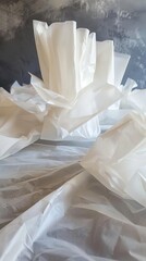 24 Premium tissue paper, assorted sizes, smooth pull, stylish living room