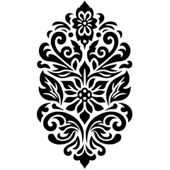 Beautiful batik silhouette