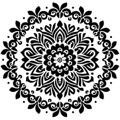 Beautiful batik silhouette