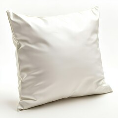 The white background of a soft pillow is transparent