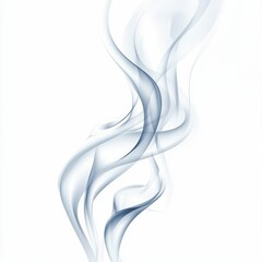 Fototapeta premium Clouds of smoke swirling in the air, soft smoke explosions cloudy on transparent background.