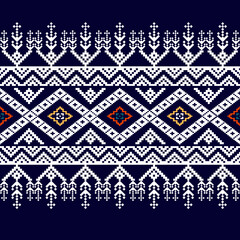 seamless pattern design in white and black. geometric illustration Detailed vector illustration. pixel design