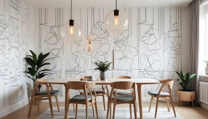 Photo interior modern design room 3d illustration;