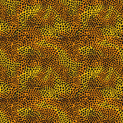 Abstract colored leopard print. Seamless pattern.
