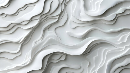 Fototapeta premium Seamless Pattern With White Sea Map And Topographi