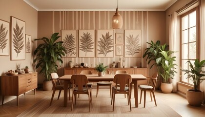 Photo interior modern design room 3d illustration;