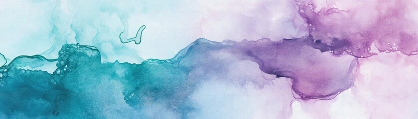 A mesmerizing blend of soft purple and teal hues create a tranquil and artistic abstract background for creative projects.