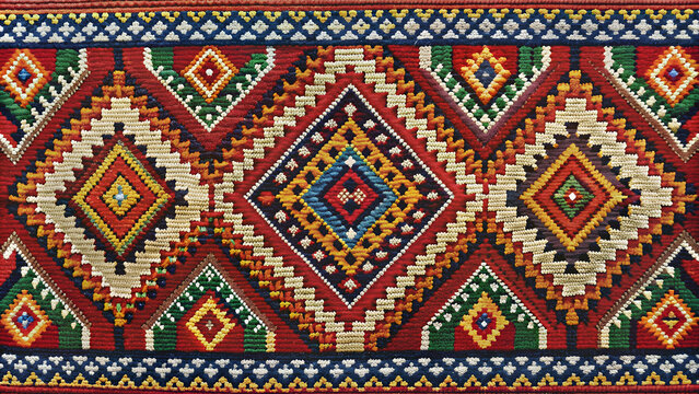 Traditional Serbian weaving decoration motive inspired by Pirot carpets , Serbia, tradition, weaving, decoration, motive