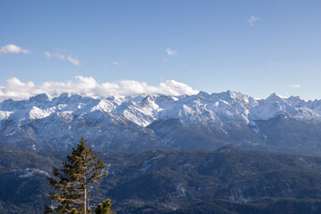 Gipfel panorama Alpen