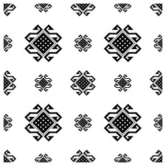 Traditional Turkish carpet and rug patterns. Anatolian motifs symbolizing fertility.