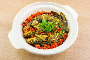 Chinese casserole dish-spicy yellow croaker