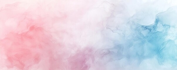 Fototapeta premium A soft and dreamy abstract background featuring gentle pink and blue hues, perfect for a tranquil atmosphere.