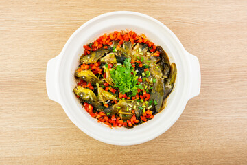 Chinese casserole dish-spicy yellow croaker