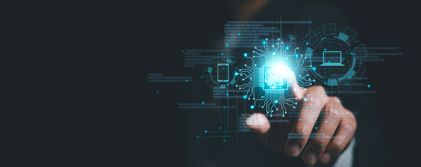 cybersecurity for business managed the document privacy to protection online data by lock icon virtual screen technology.protecting personal data on laptops interfaces prevent mail from scammer hacker