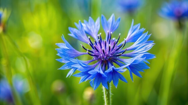 Blue cornflower also known as Centaurea cyanus, a delicate and vibrant wildflower, blue, cornflower, Centaurea cyanus, wildflower