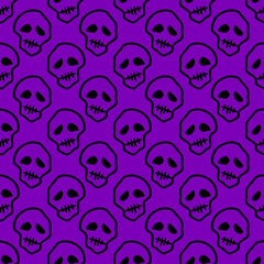 Halloween celebration seamless pattern